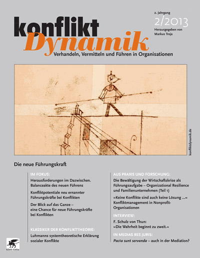 Zeitschrift Konflikt Dynamik 02-2013